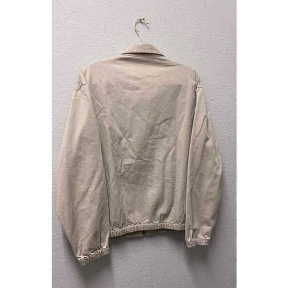 Men's Classic Khacki Zipper Jacket Polo Ralph Lauren Sz M 100% Cotton - Picture 6 of 8